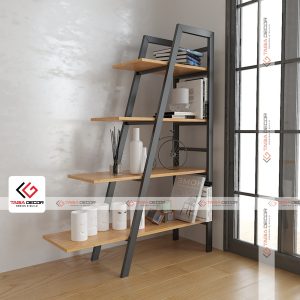 Kệ trang trí bằng sắt mặt gỗ Đà Nẵng