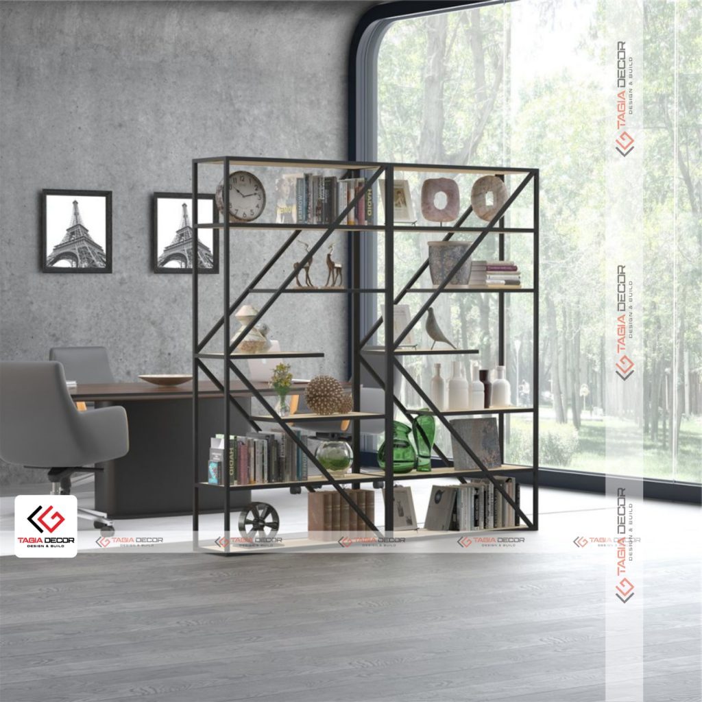 Kệ sắt trang trí chữ K Tagia Decor