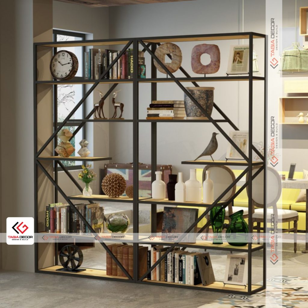 Kệ sắt trang trí chữ K Tagia Decor