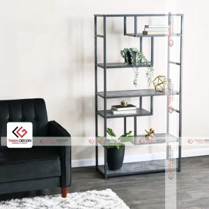 Kệ sắt trang trí phòng khách