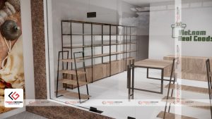 Thiết kế thi công cửa hàng đặc sản Vietnam Real Goods Đà Nẵng Thiết kế thi công cửa hàng đặc sản Vietnam Real Goods Đà Nẵng