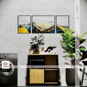 kệ sắt mặt gỗ tiện ích nhà bếp 1