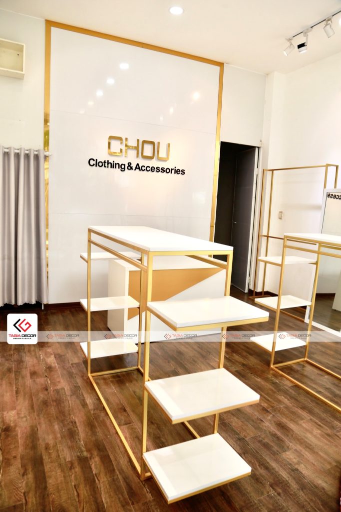 Thiết kế thi công shop thời trang nữ Chou