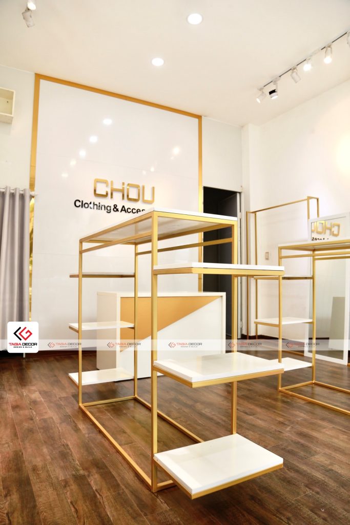Thiết kế thi công shop thời trang nữ Chou