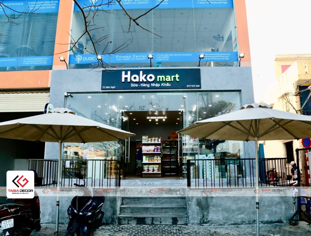 Thiết kế thi công trọn gói siêu thị mini hako mart tại Đà Nẵng