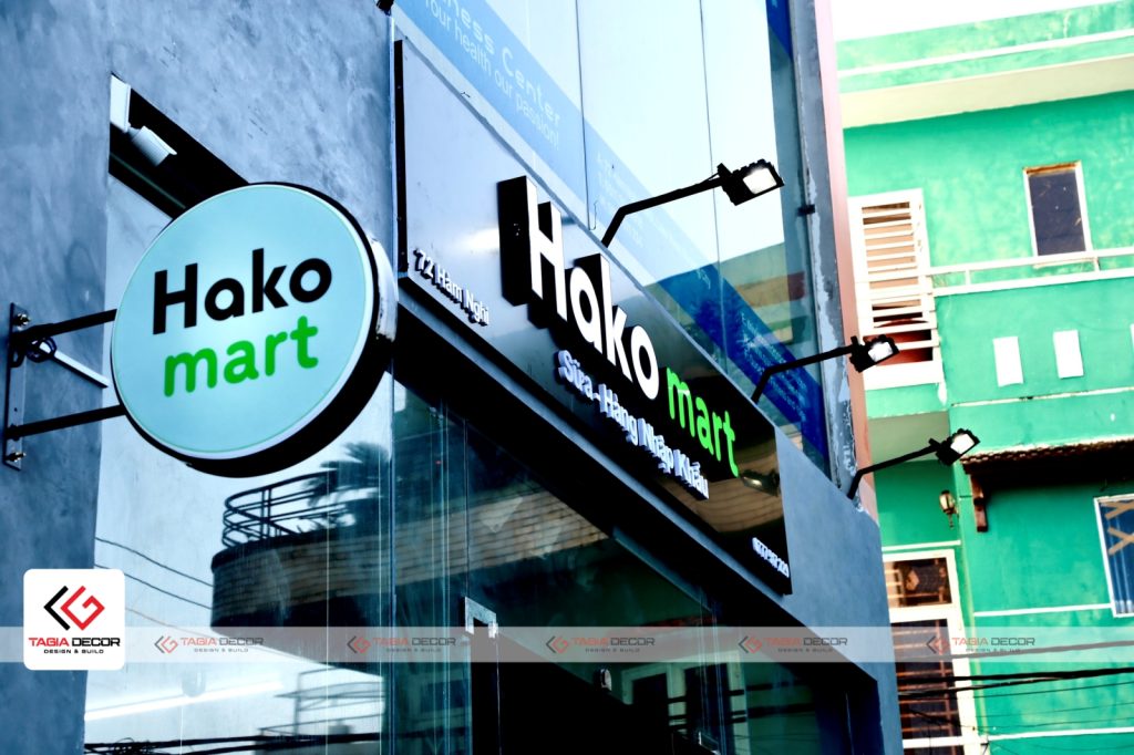 Thiết kế thi công trọn gói siêu thị mini hako mart tại Đà Nẵng