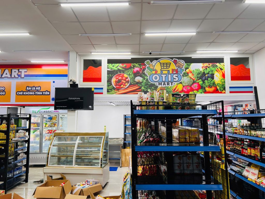 Thiết kế thi công siêu thị mini Otis Mart