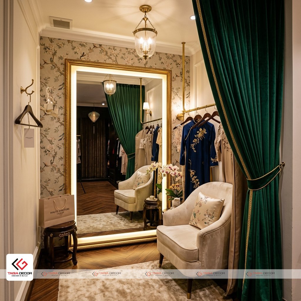 Các yếu tố làm thay đổi báo giá thi công shop thời trang - Tagia Decor