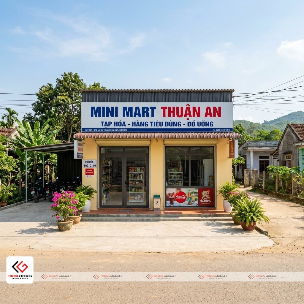 Tiềm năng mở siêu thị mini ở khu vực nông thôn hiện nay - Tagia Decor