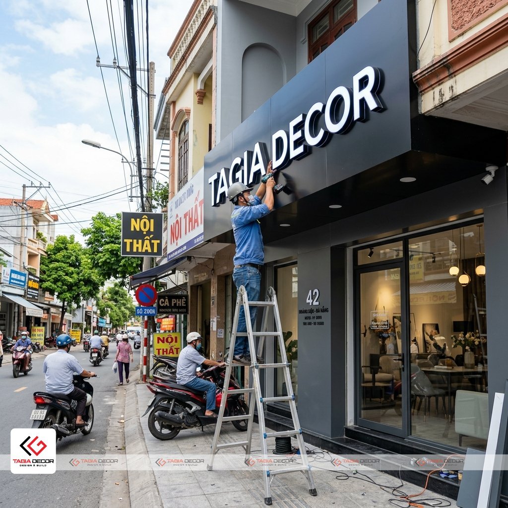 Tầm quan trọng của biển hiệu quảng cáo trong kinh doanh - Tagia Decor