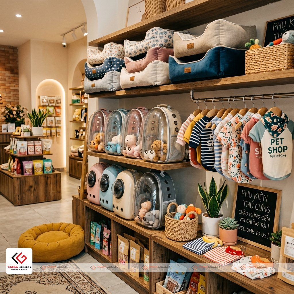 Lưu ý khi bố trí không gian cửa hàng thú cưng để tối ưu trải nghiệm - Tagia Decor