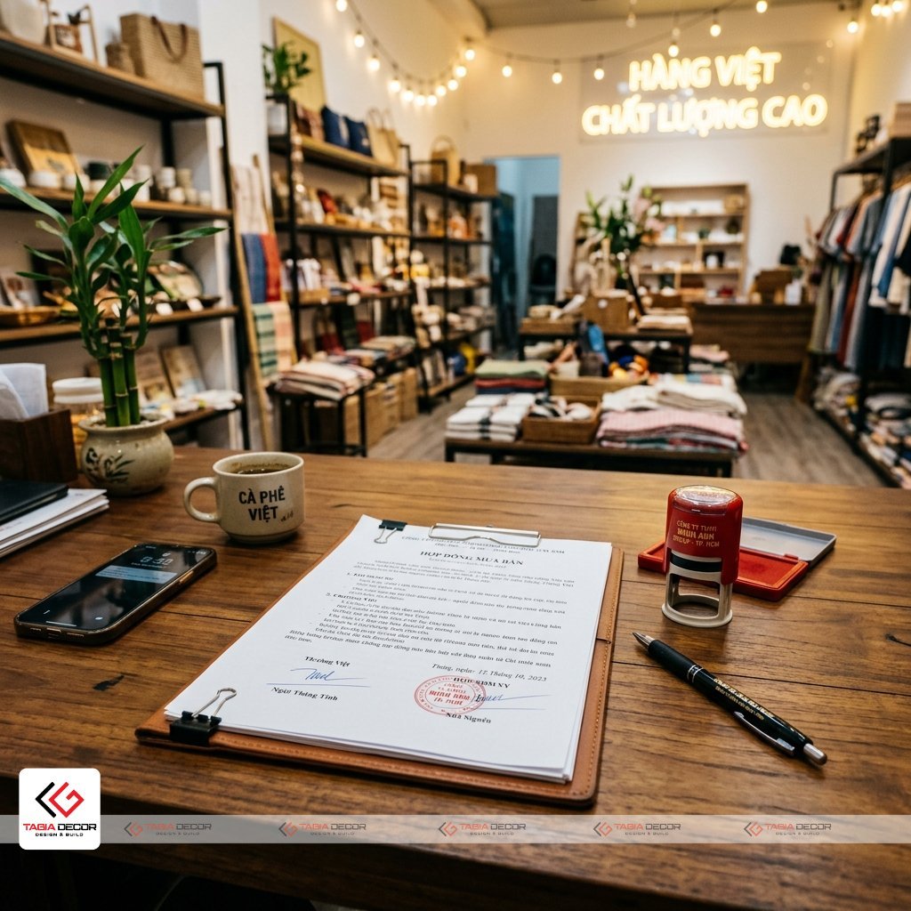 Vì sao phải chuẩn bị thủ tục pháp lý trước khi mở shop? - Tagia Decor