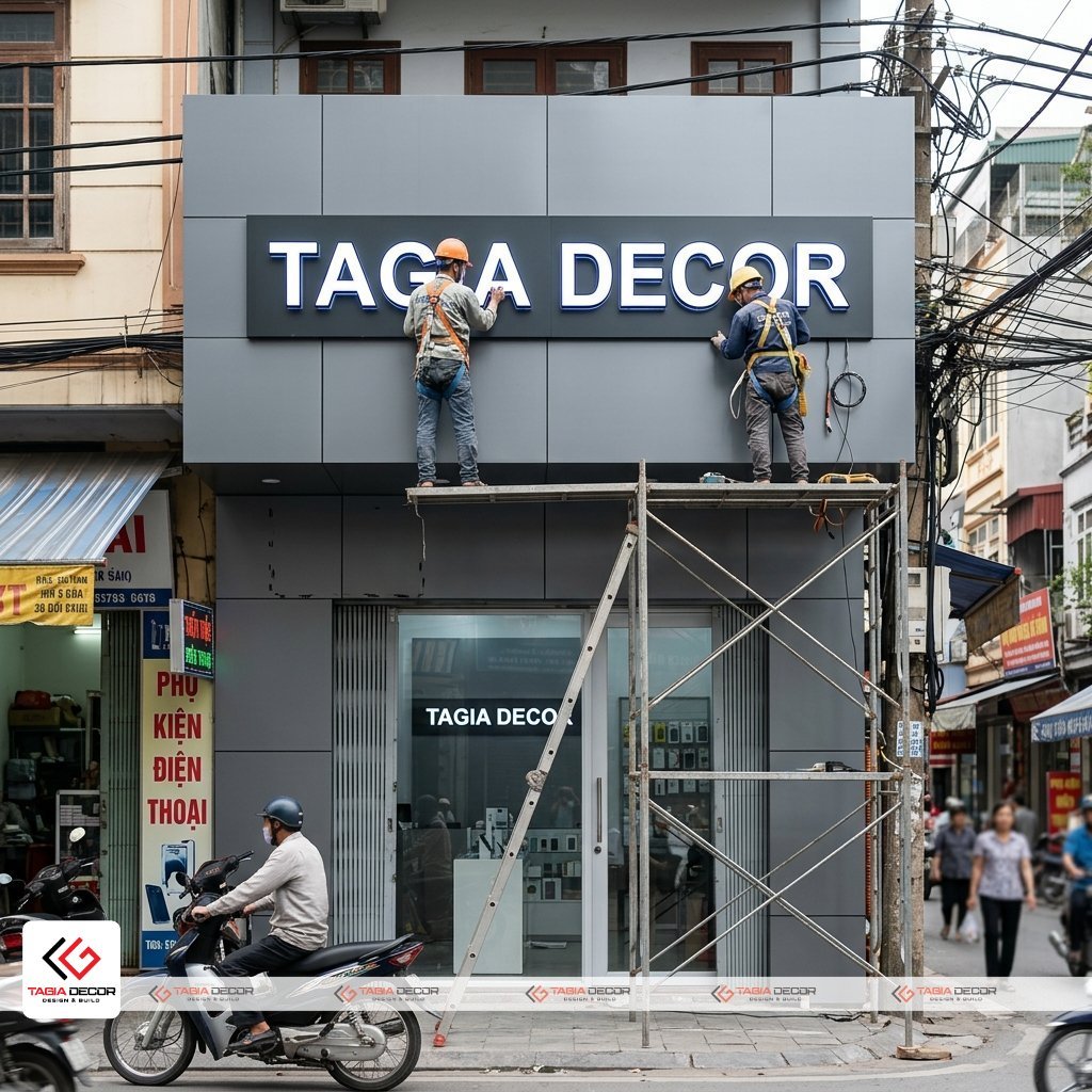 4. tagia decor - đơn vị thiết kế, thi công shop điện thoại uy tín - Tagia Decor
