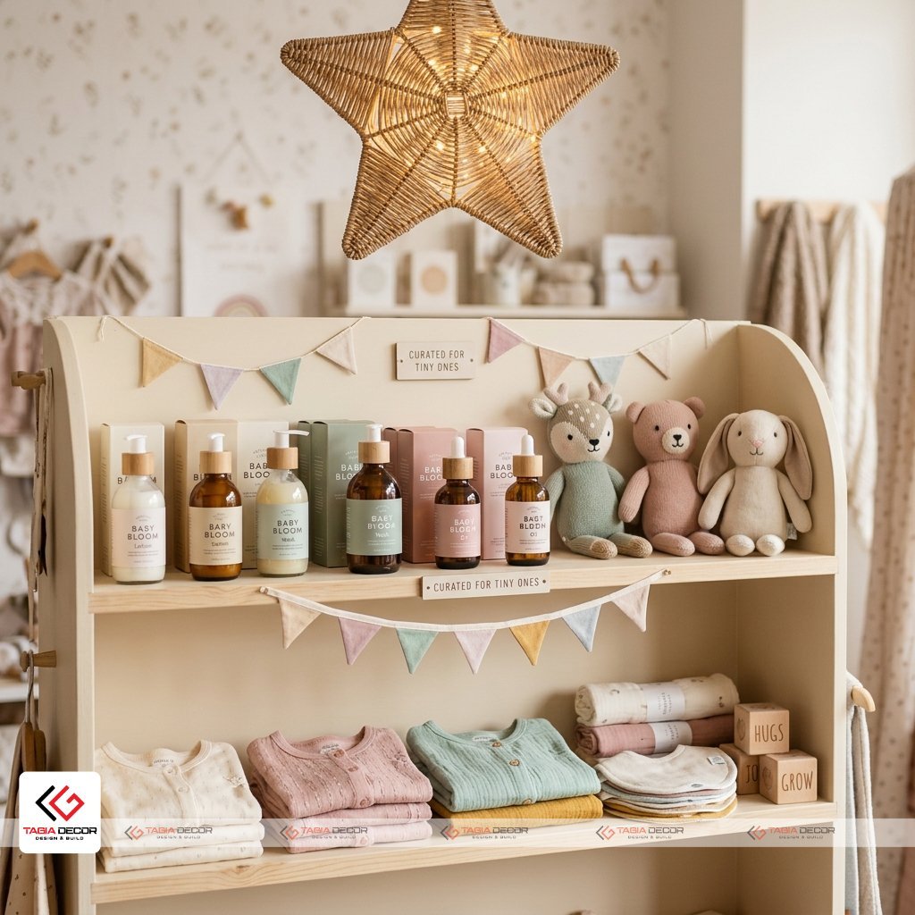Bảng phối màu pastel chuẩn cho thiết kế shop mẹ và bé - Tagia Decor