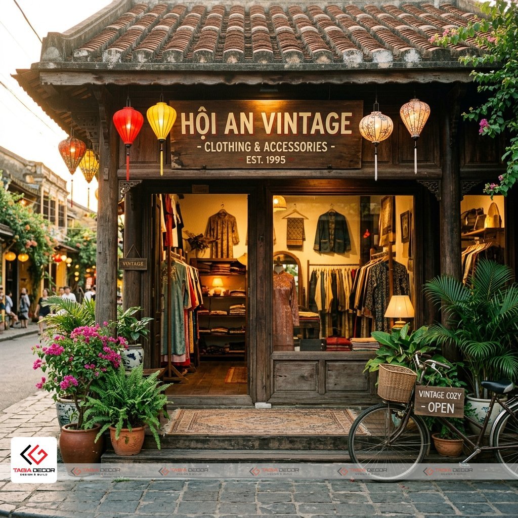 Cách bố trí không gian và trưng bày quần áo theo phong cách Vintage - Tagia Decor