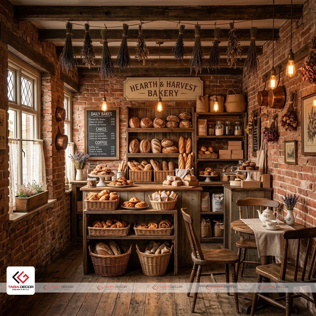Bố trí không gian và hệ thống tủ kính trưng bày bánh chuyên nghiệp - Tagia Decor