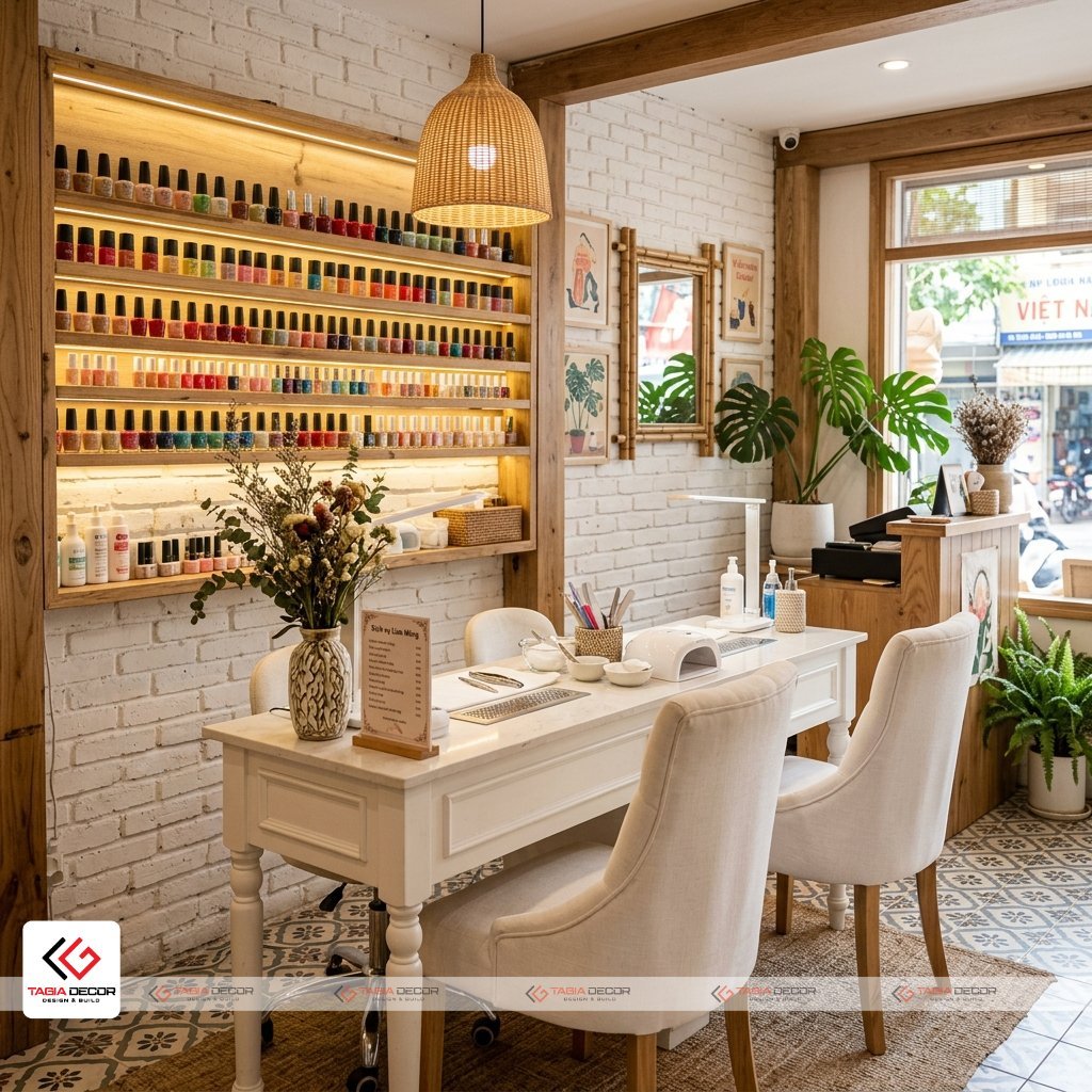 Tiềm năng kinh doanh tiệm nail nhỏ hiện nay - Tagia Decor