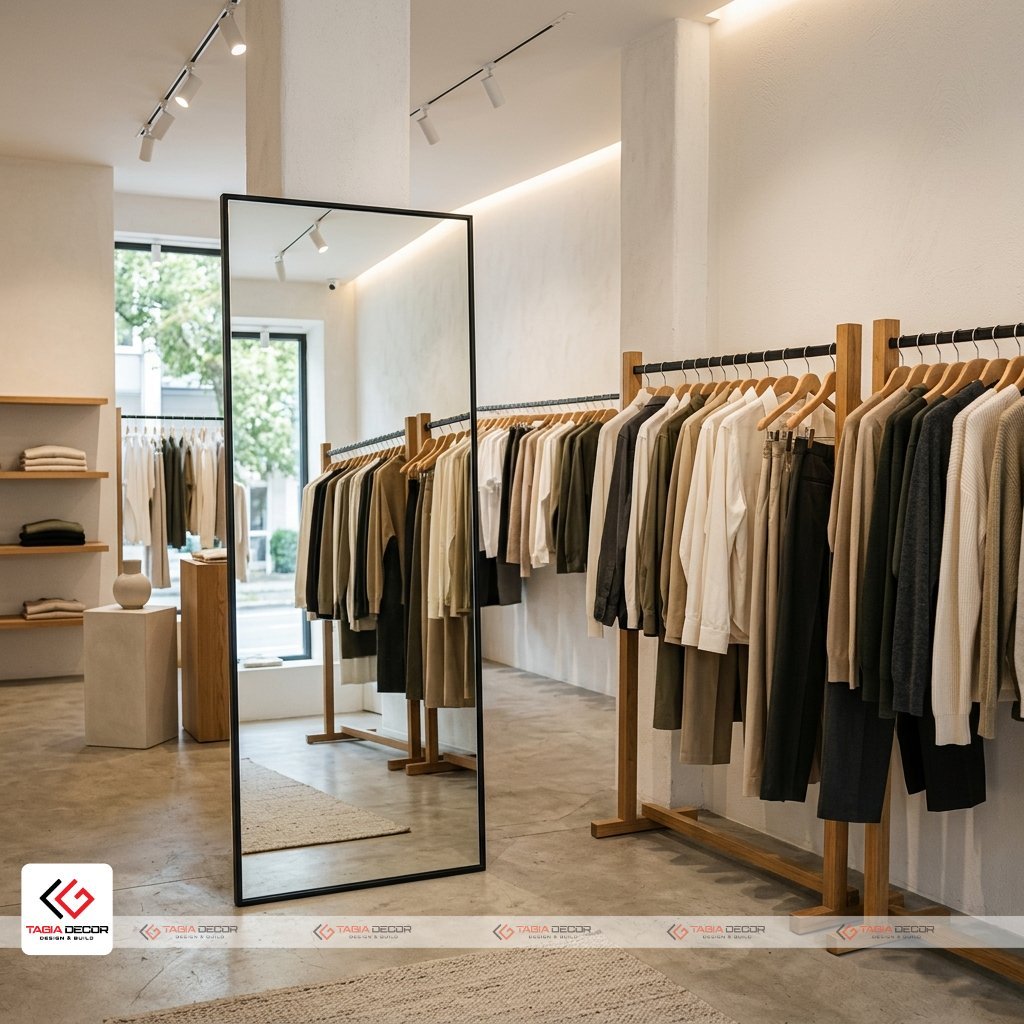 mẫu gương soi toàn thân cho shop quần áo - Mau 2 - Tagia Decor