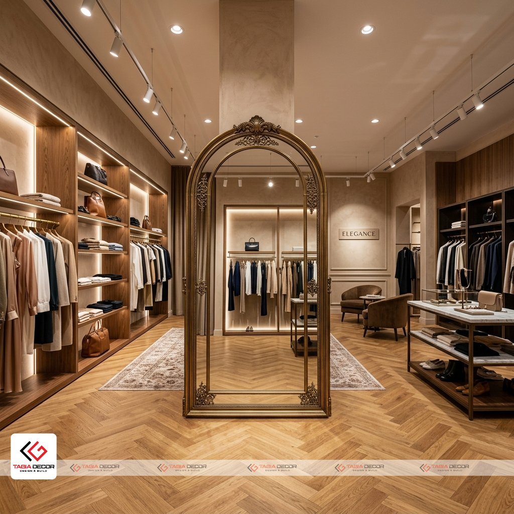 mẫu gương soi toàn thân cho shop quần áo - Mau 5 - Tagia Decor