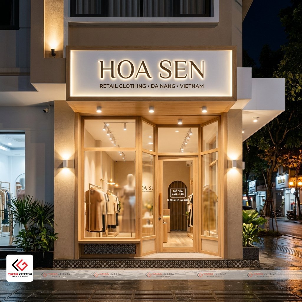 màu sơn mặt tiền shop hợp phong thủy - Mau 1 - Tagia Decor