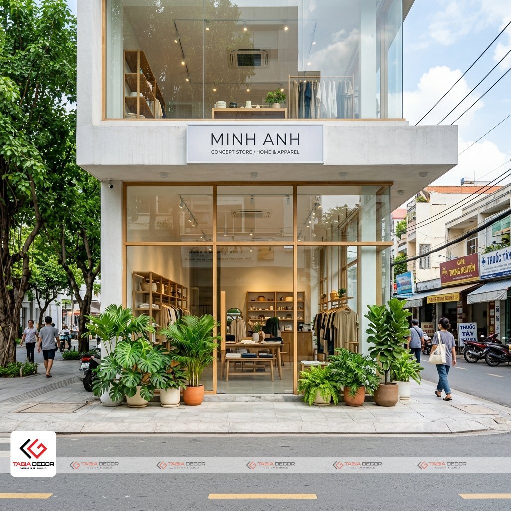 màu sơn mặt tiền shop hợp phong thủy - Mau 4 - Tagia Decor