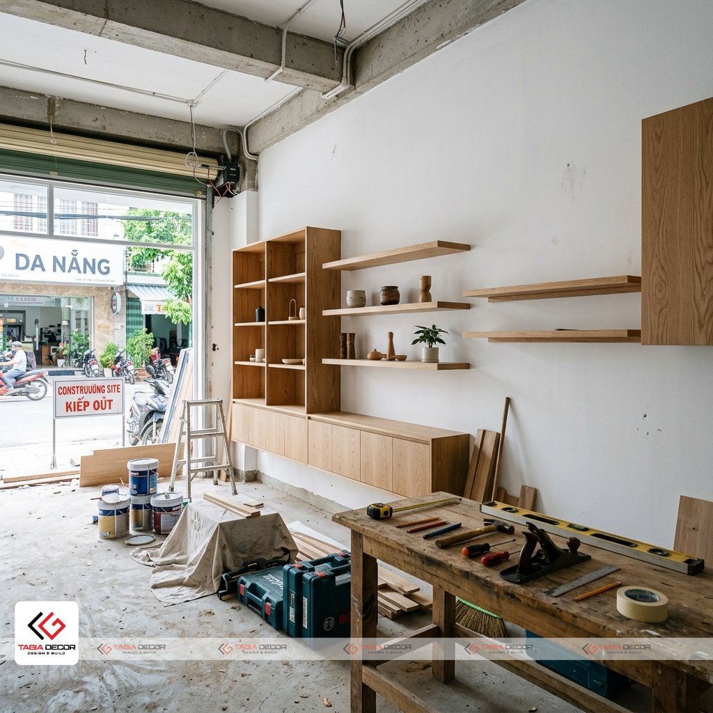 ưu nhược điểm của thi công nội thất shop trọn gói - Mau 2 - Tagia Decor